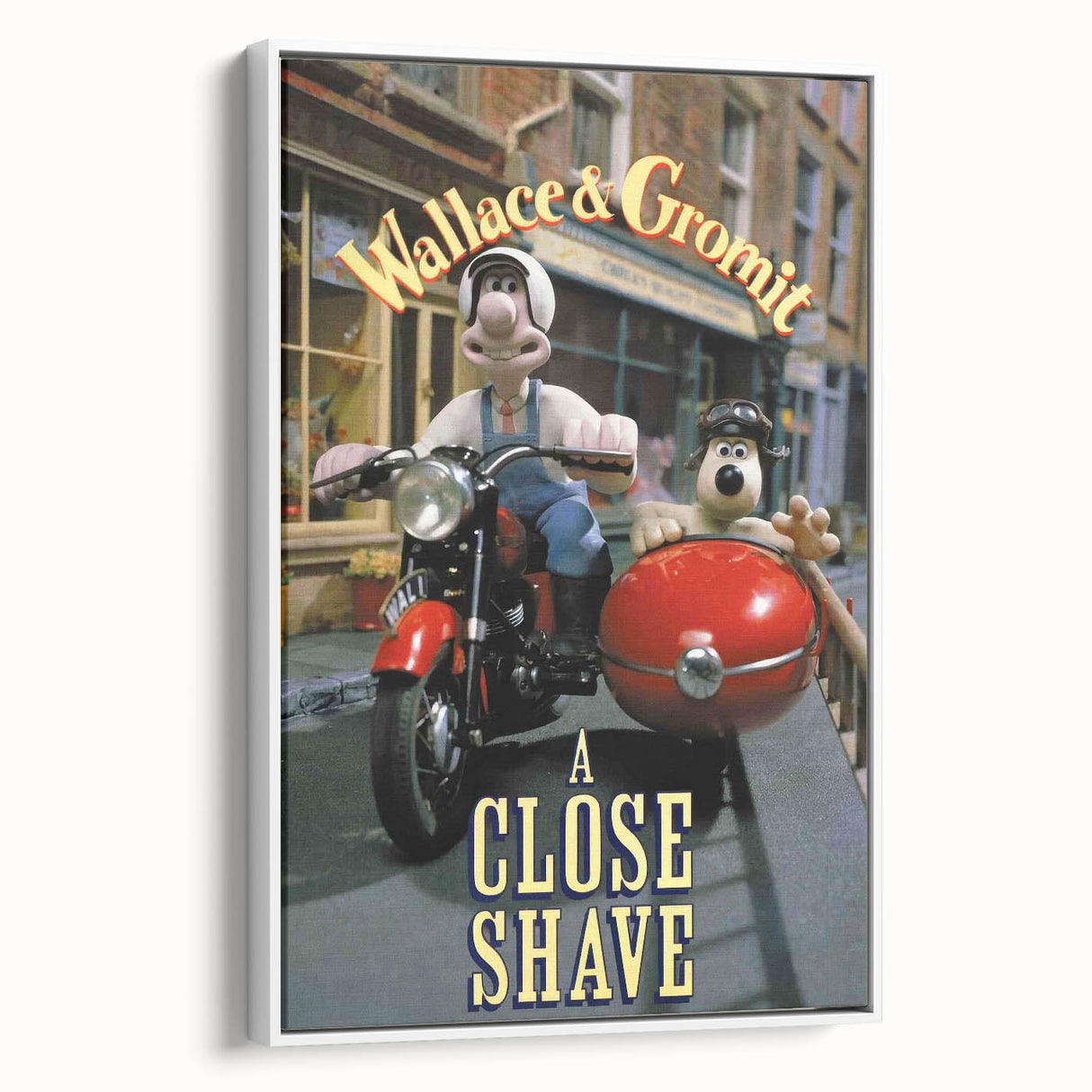 1990s Vintage Movie Poster - Classic 90s Film Art - Wallace & Gromit