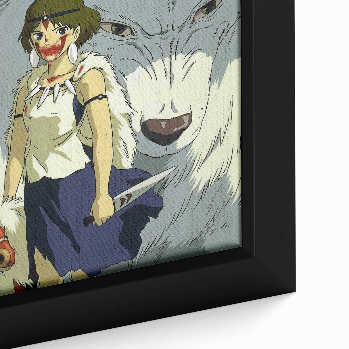 1990s Vintage Movie Poster – Classic 90s Film Art of Princess Mononoke
