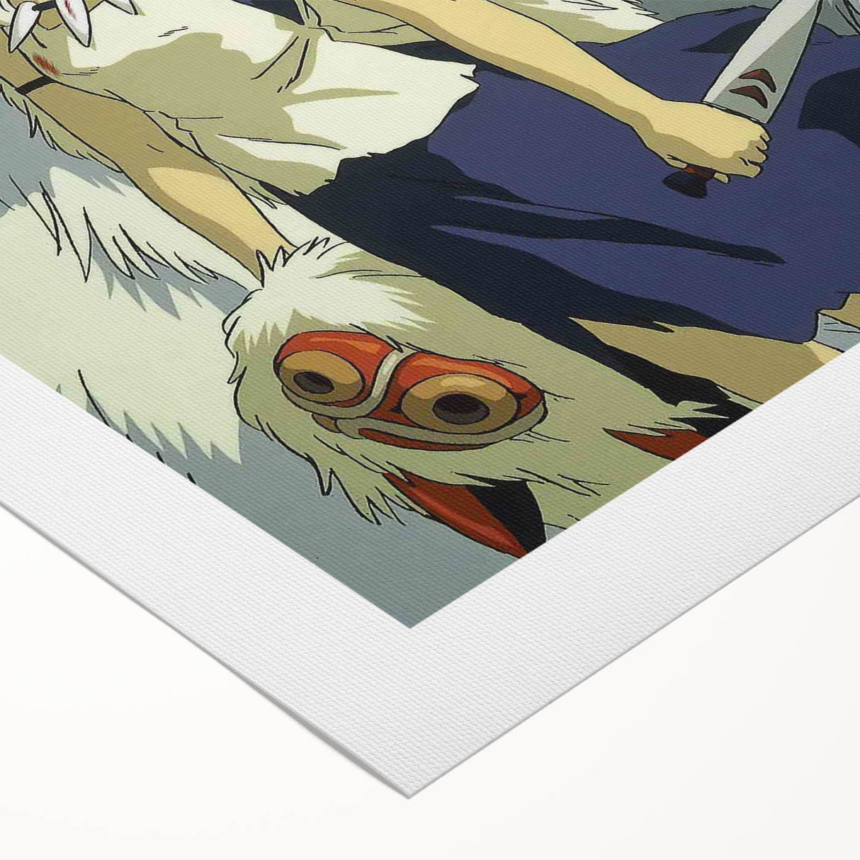 1990s Vintage Movie Poster – Classic 90s Film Art of Princess Mononoke