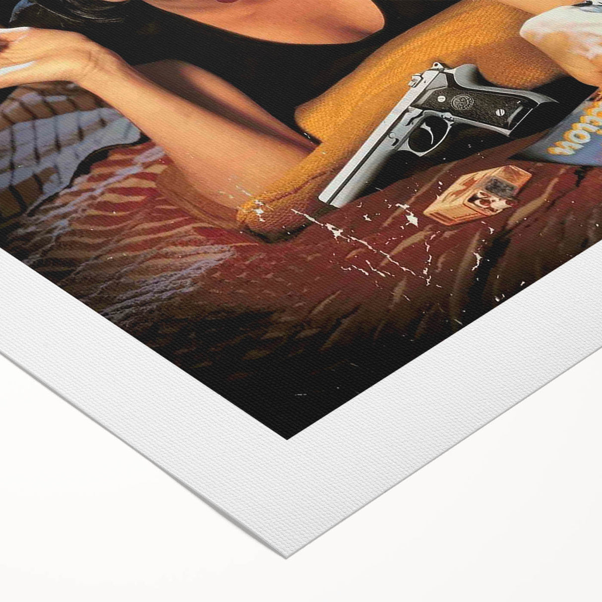 1990s Vintage Movie Poster – Classic 90s Film Art of Pulp Fiction