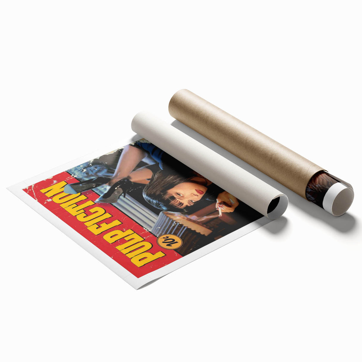 1990s Vintage Movie Poster – Classic 90s Film Art of Pulp Fiction