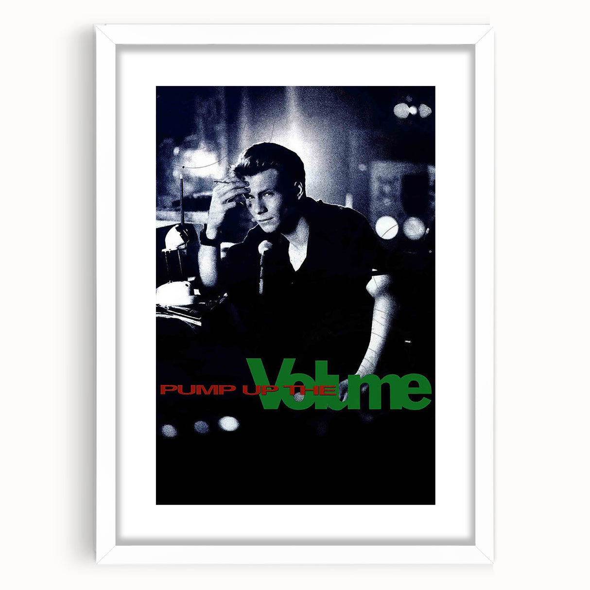 1990s Vintage Movie Poster – Classic 90s Film Art of Pump Up the Volume