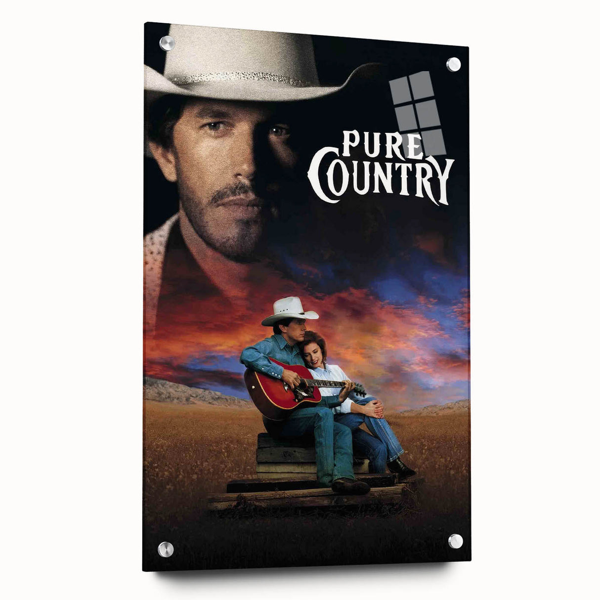 1990s Vintage Movie Poster – Classic 90s Film Art of Pure Country
