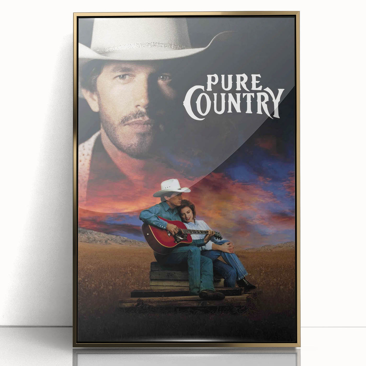 1990s Vintage Movie Poster – Classic 90s Film Art of Pure Country