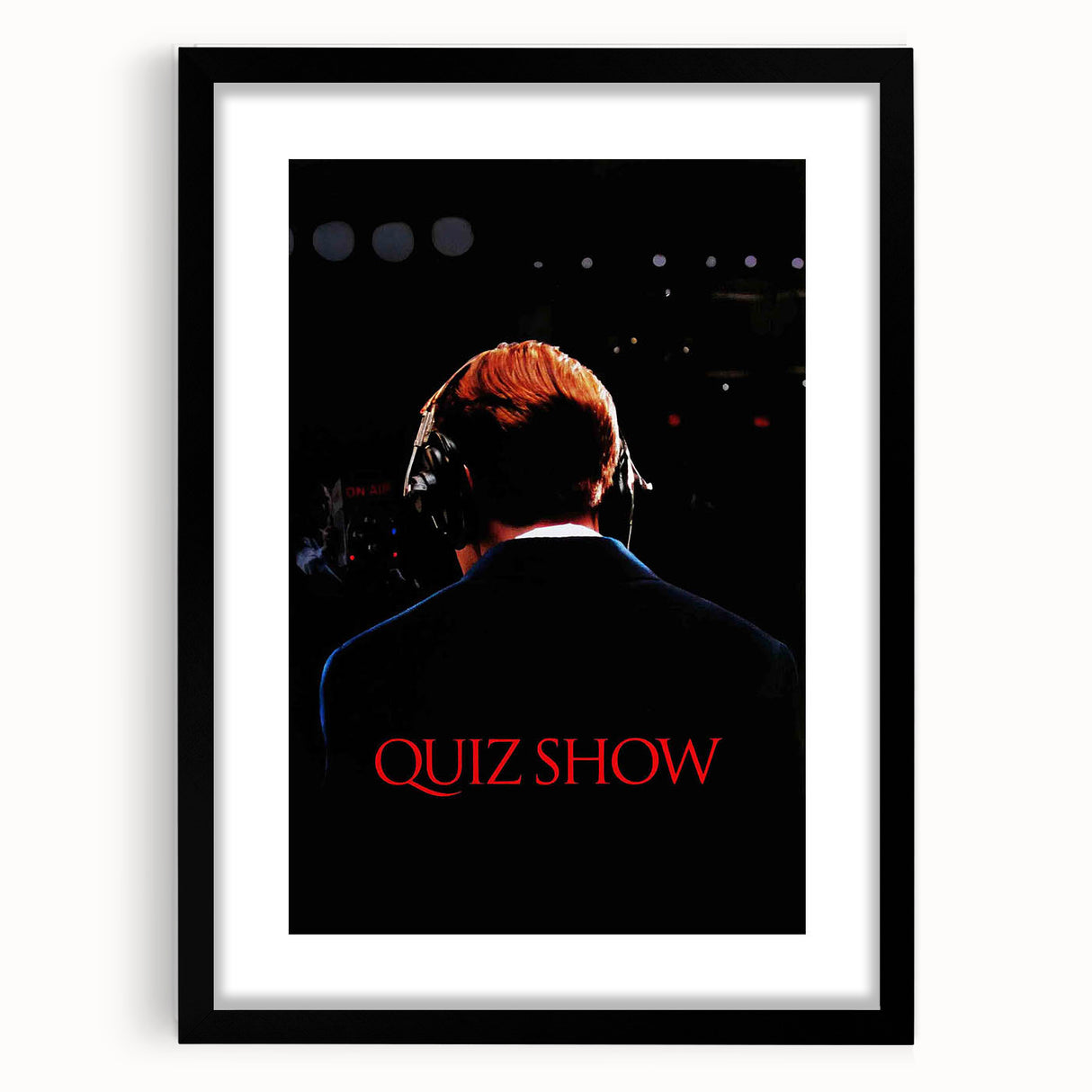1990s Vintage Movie Poster – Classic 90s Film Art of Quiz Show