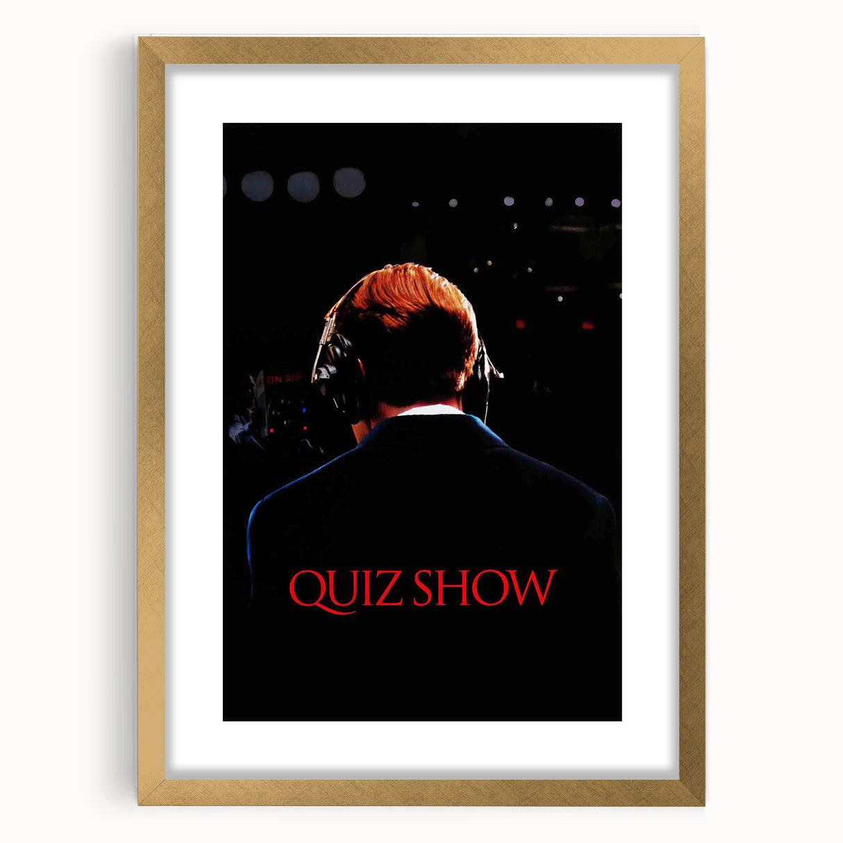 1990s Vintage Movie Poster – Classic 90s Film Art of Quiz Show
