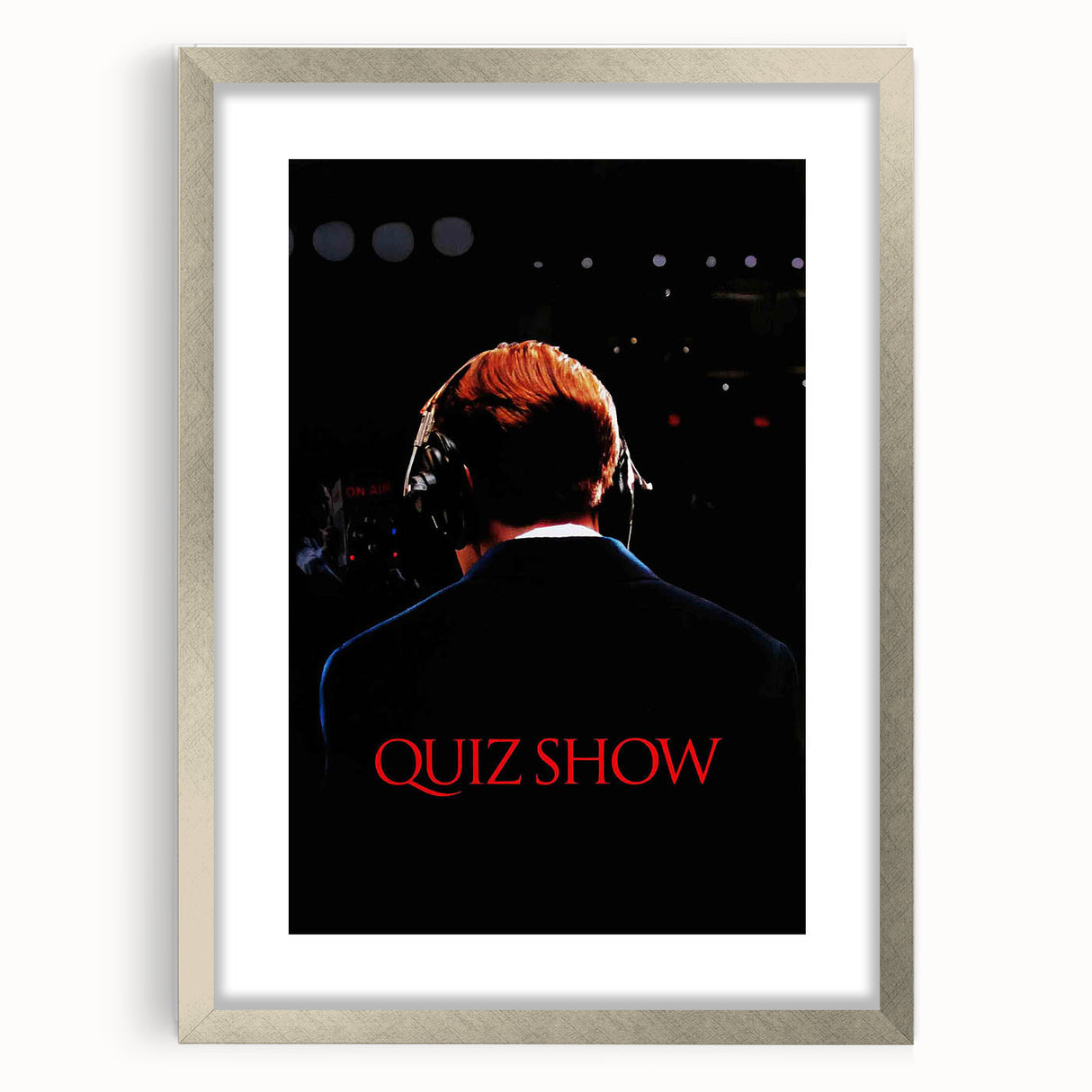 1990s Vintage Movie Poster – Classic 90s Film Art of Quiz Show