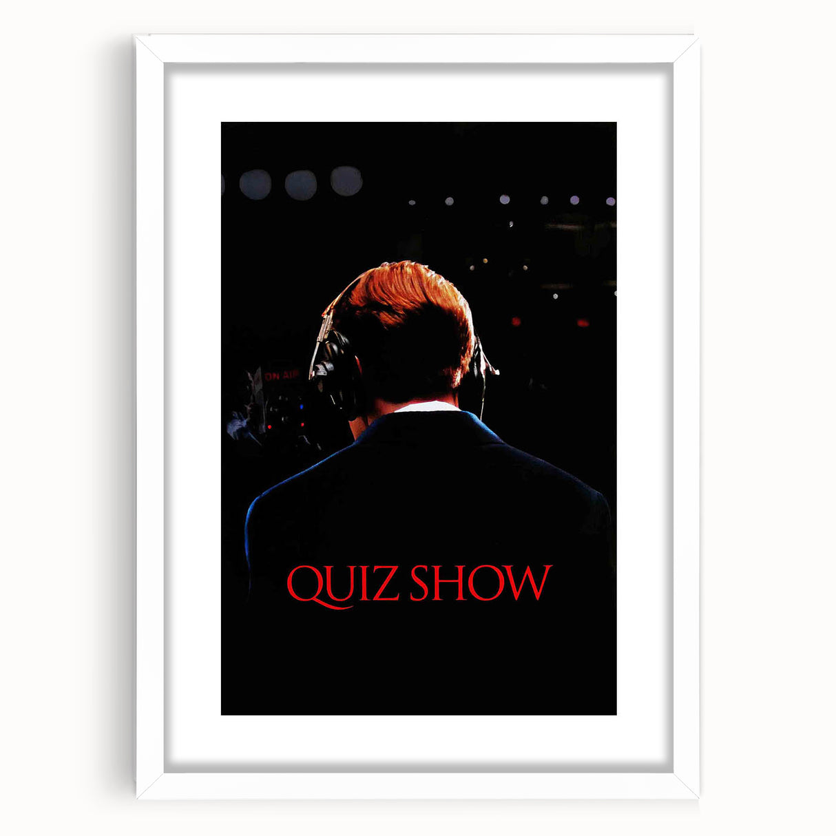 1990s Vintage Movie Poster – Classic 90s Film Art of Quiz Show