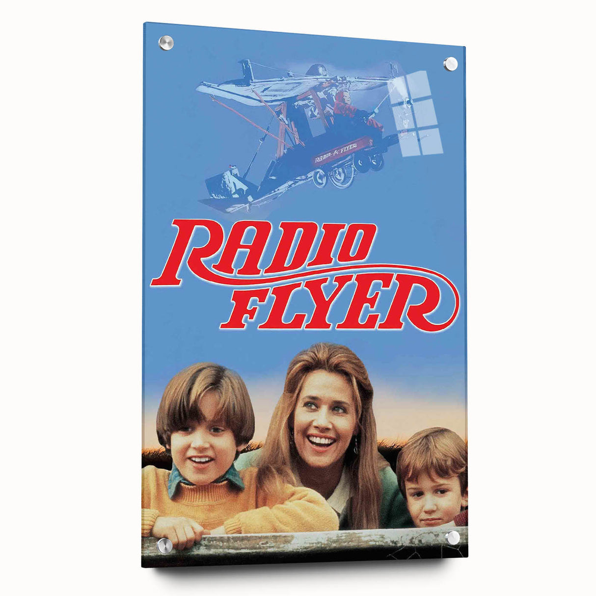 1990s Vintage Movie Poster – Classic 90s Film Art of Radio Flyer