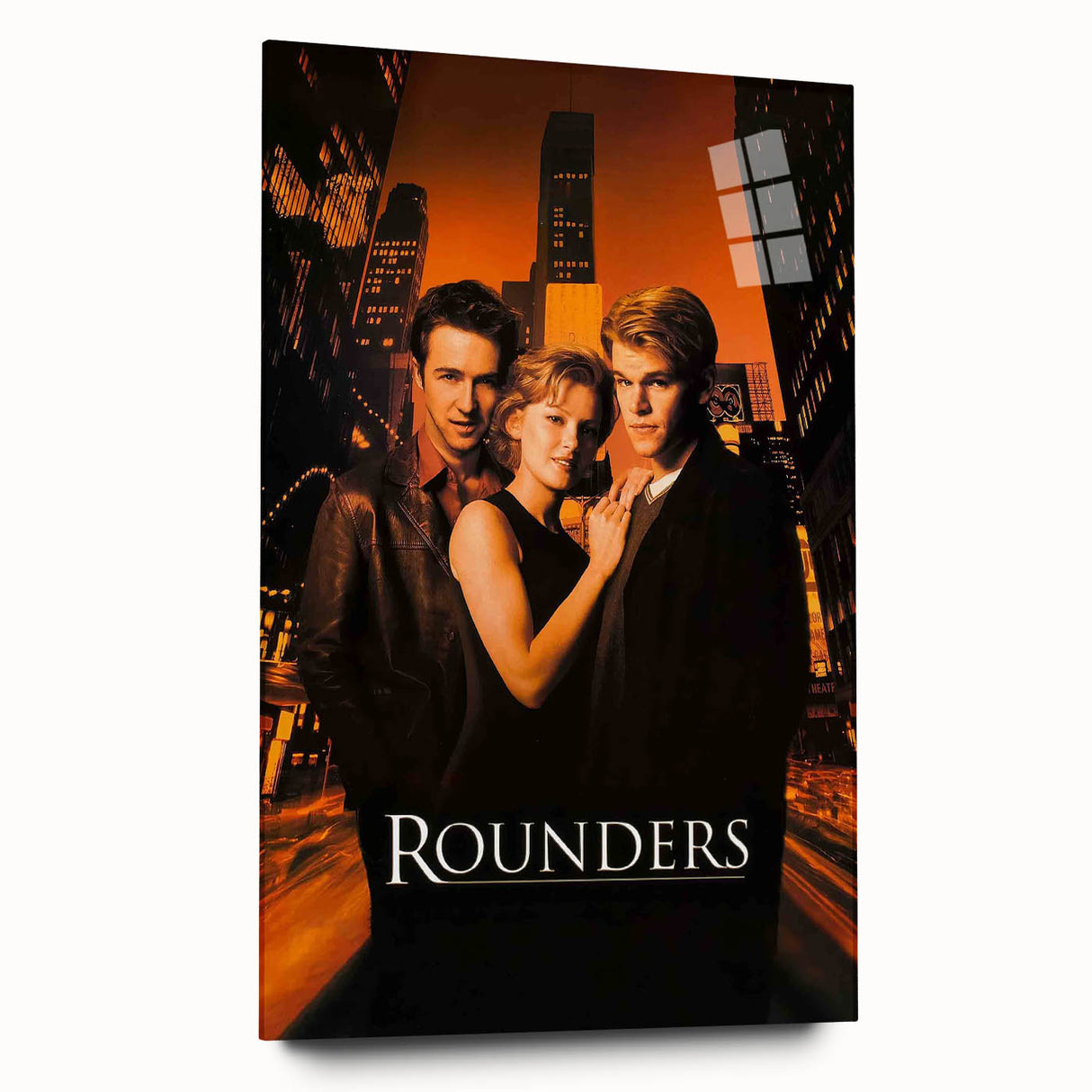 Rounders 1990s Vintage Movie Poster | Classic 90s Film Art