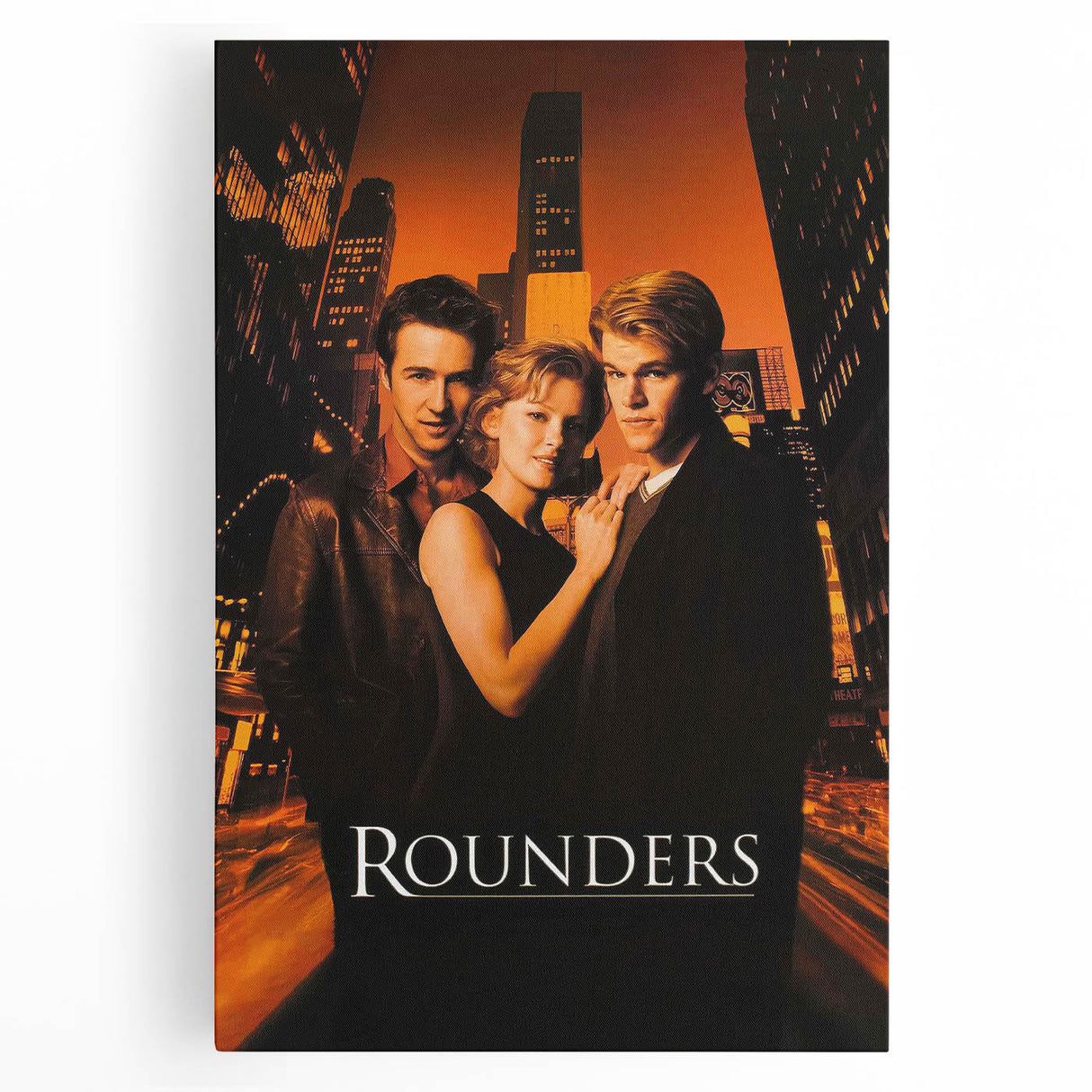 Rounders 1990s Vintage Movie Poster | Classic 90s Film Art