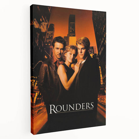 Rounders 1990s Vintage Movie Poster | Classic 90s Film Art