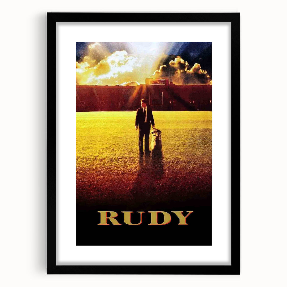 Rudy 1990s Vintage Movie Poster | Classic 90s Film Art