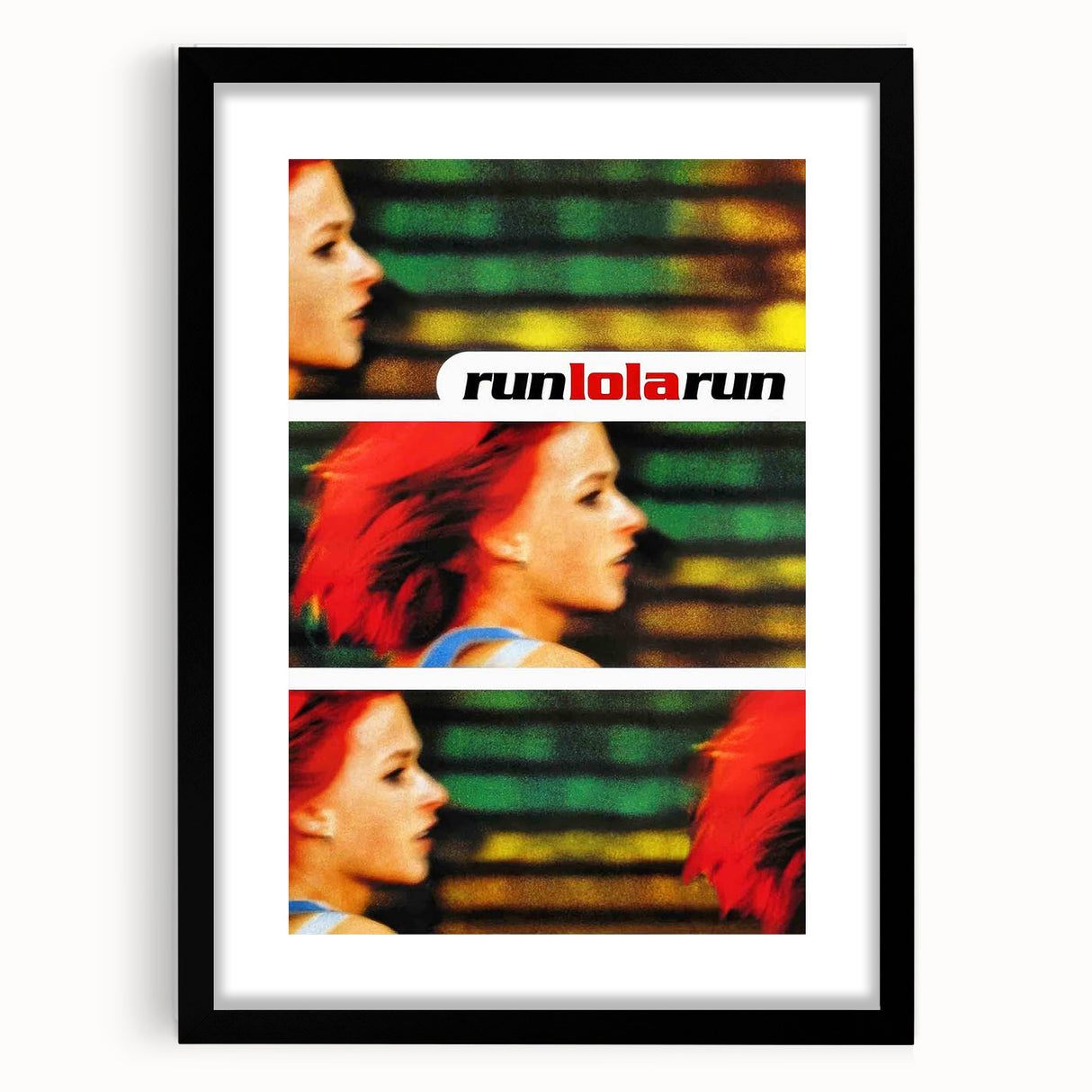Run Lola Run 1990s Vintage Movie Poster | Classic 90s Film Art