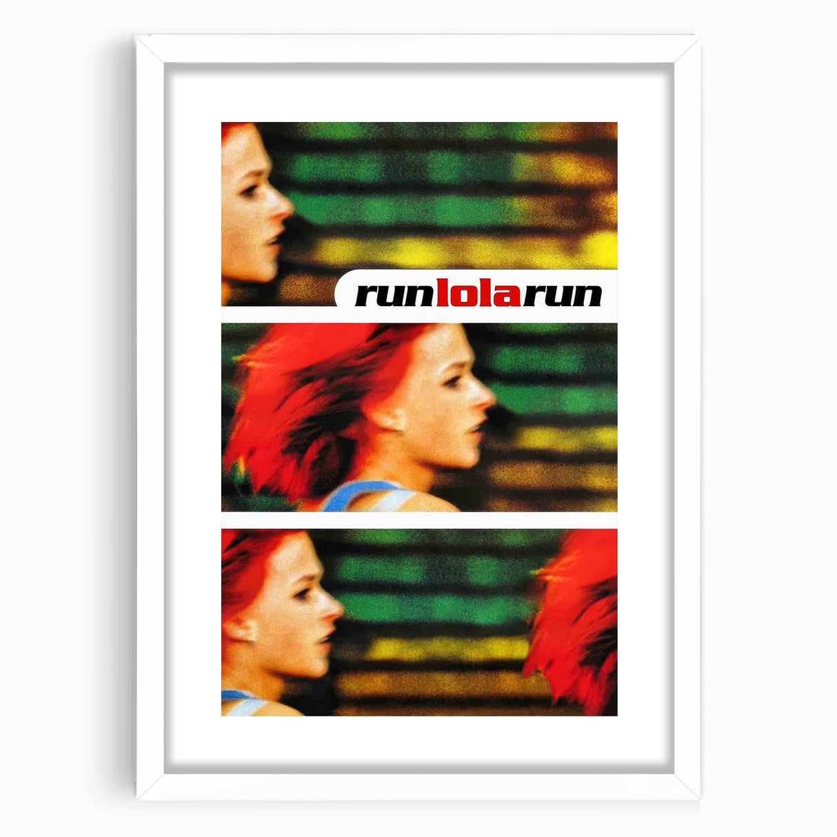 Run Lola Run 1990s Vintage Movie Poster | Classic 90s Film Art
