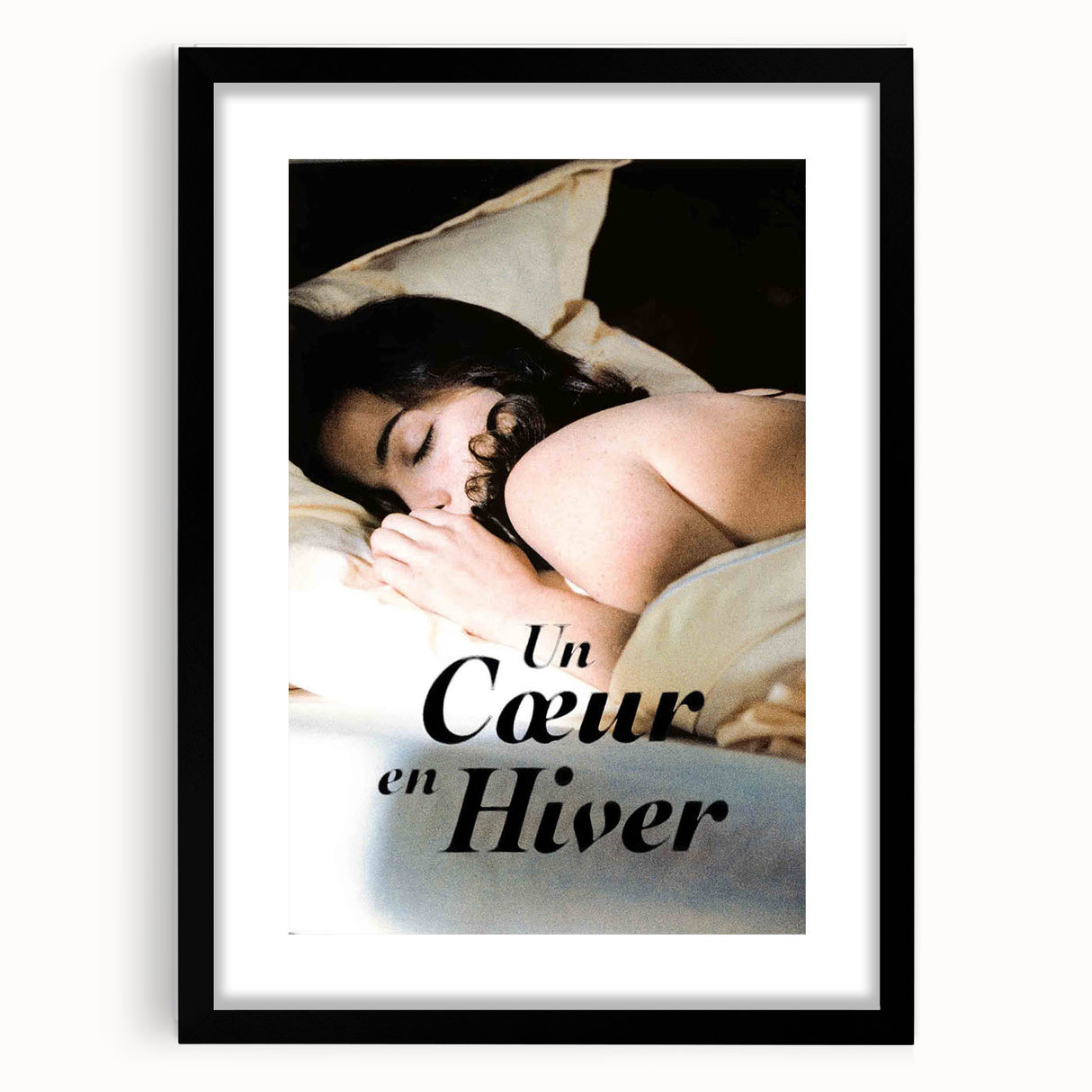 1990s Vintage Movie Poster - Classic 90s Film Art - Un Cœur en Hiver