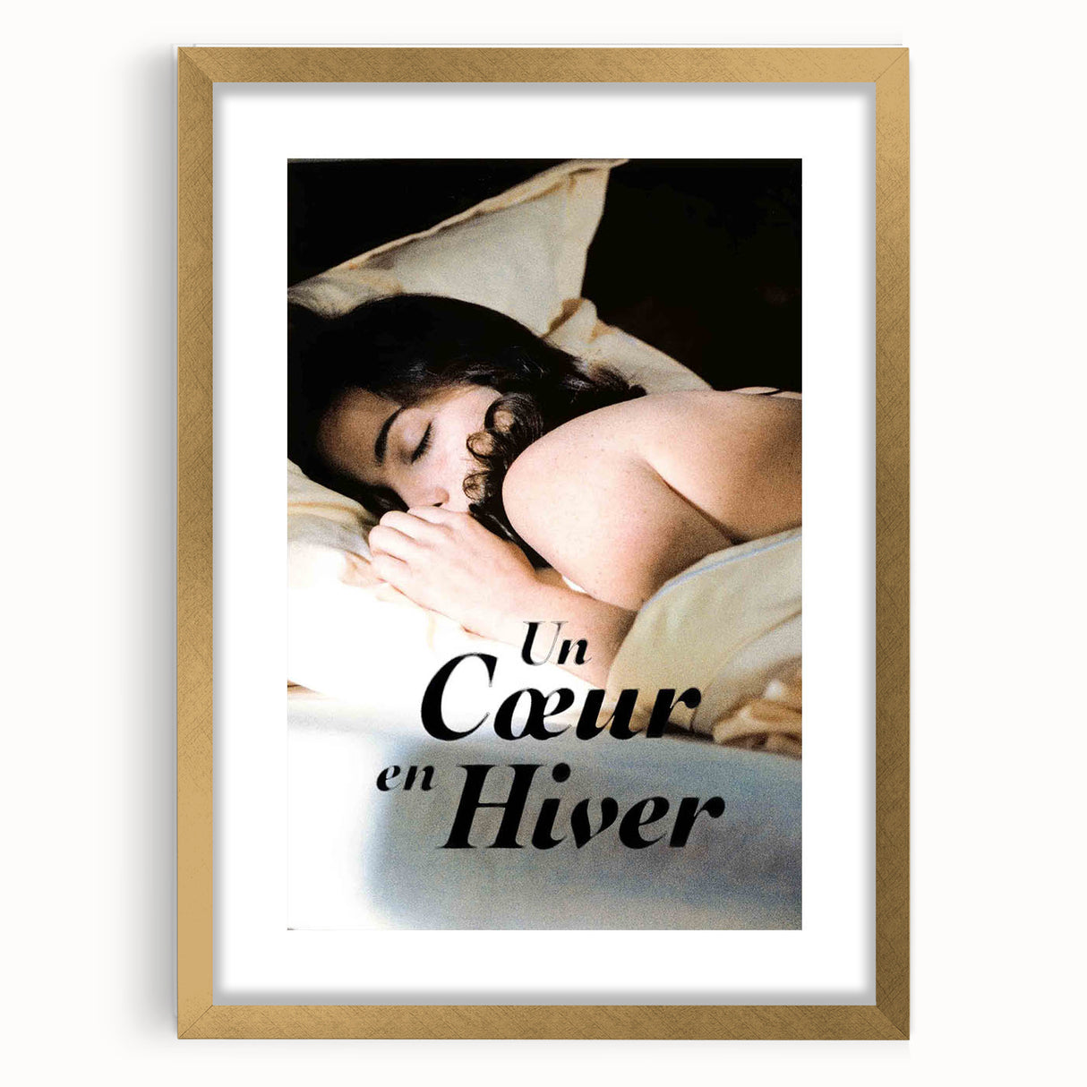 1990s Vintage Movie Poster - Classic 90s Film Art - Un Cœur en Hiver