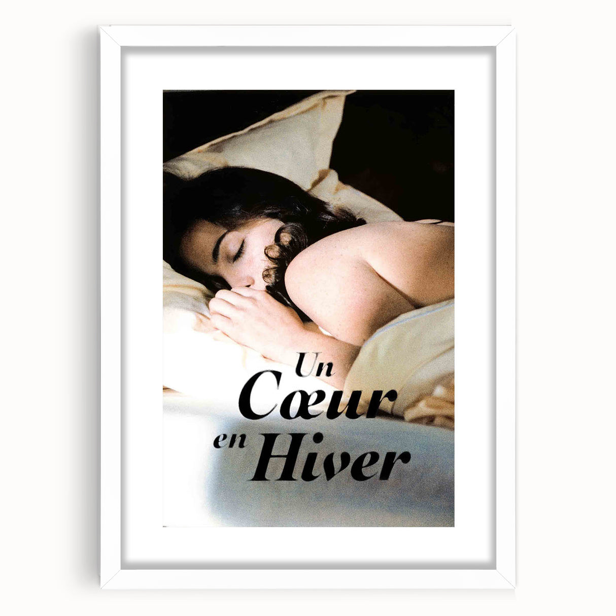 1990s Vintage Movie Poster - Classic 90s Film Art - Un Cœur en Hiver