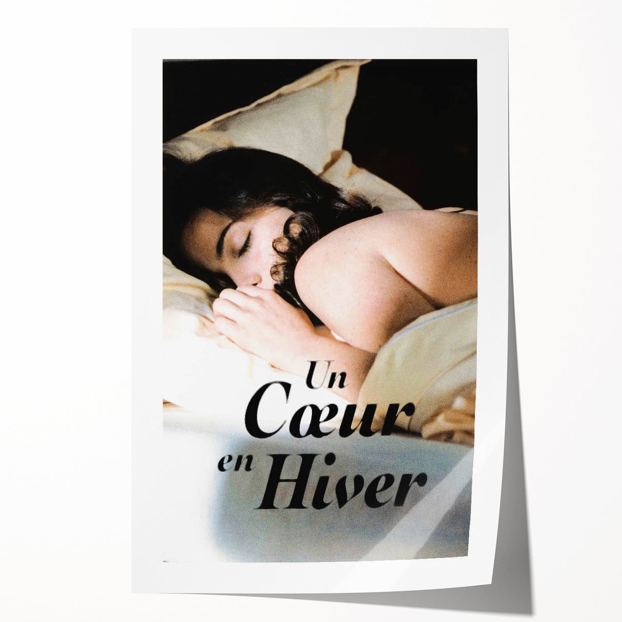 1990s Vintage Movie Poster - Classic 90s Film Art - Un Cœur en Hiver