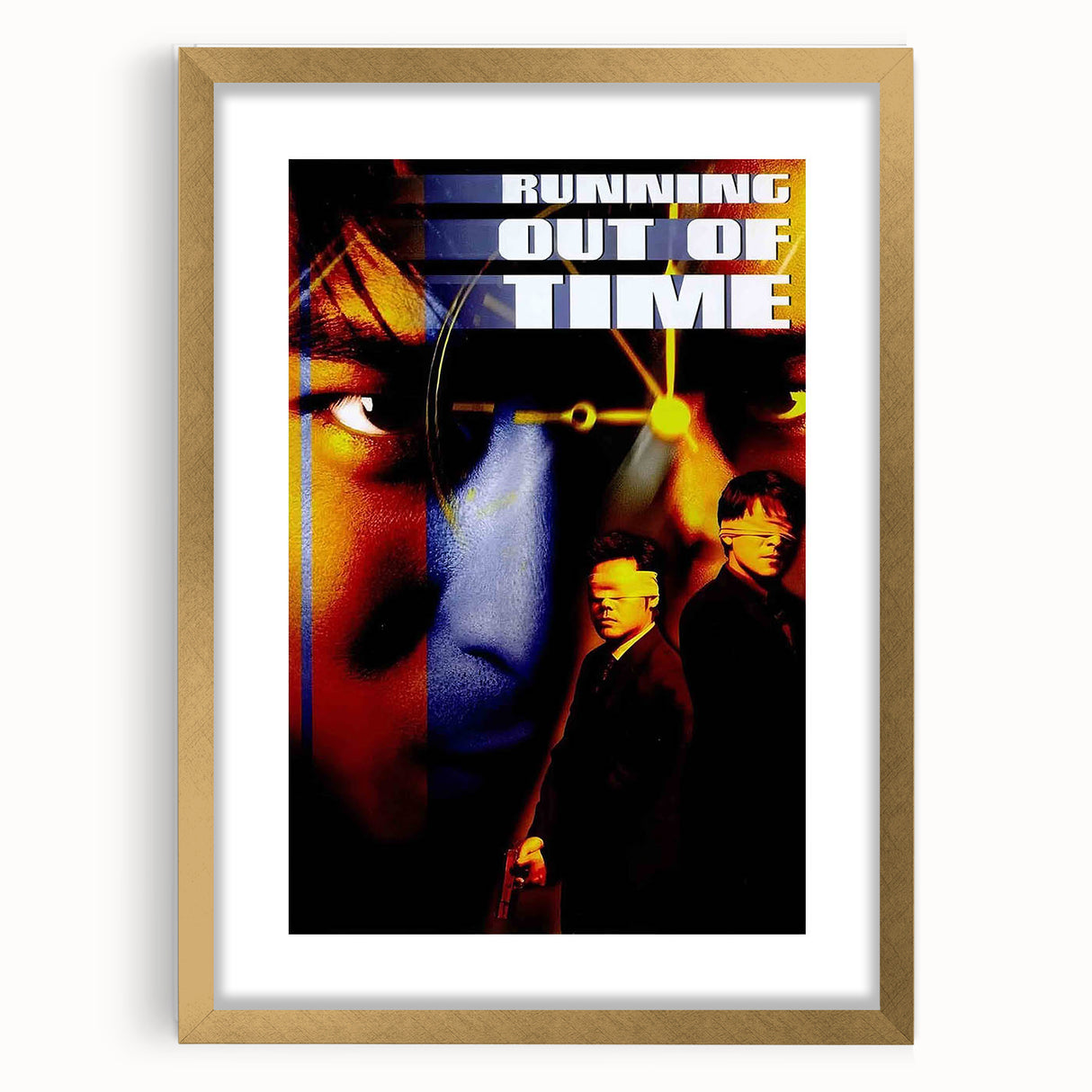 Running Out of Time 1990s Vintage Movie Poster | Classic 90s Film Art