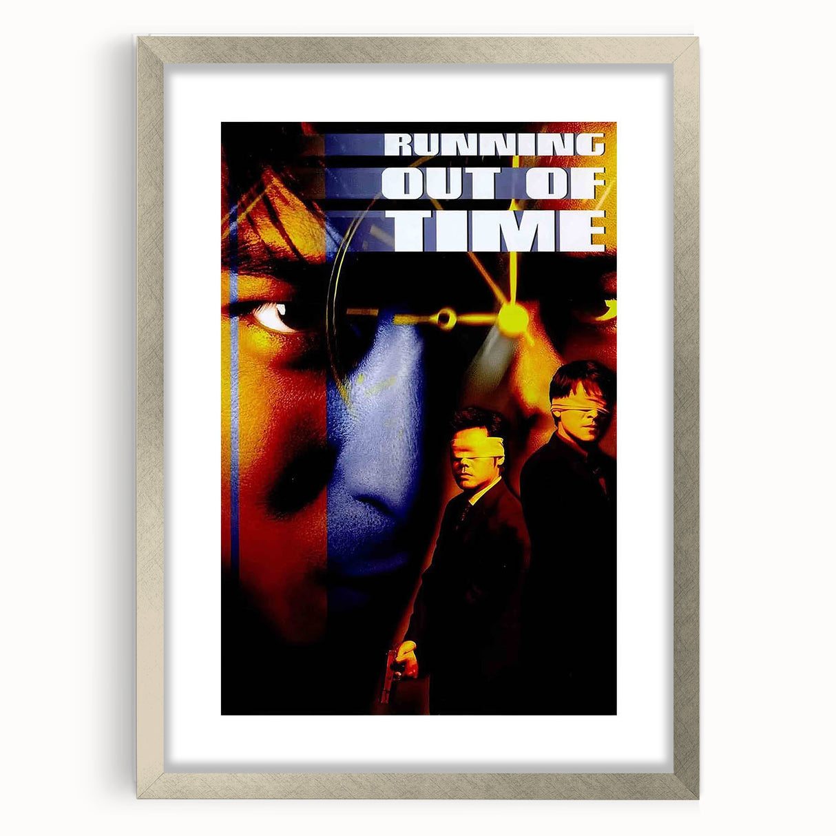 Running Out of Time 1990s Vintage Movie Poster | Classic 90s Film Art