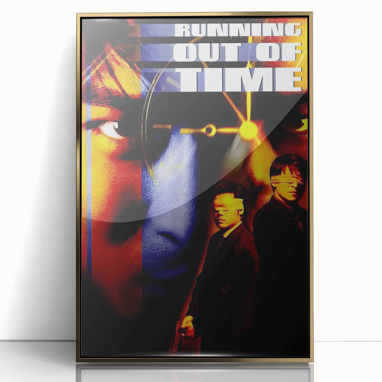 Running Out of Time 1990s Vintage Movie Poster | Classic 90s Film Art
