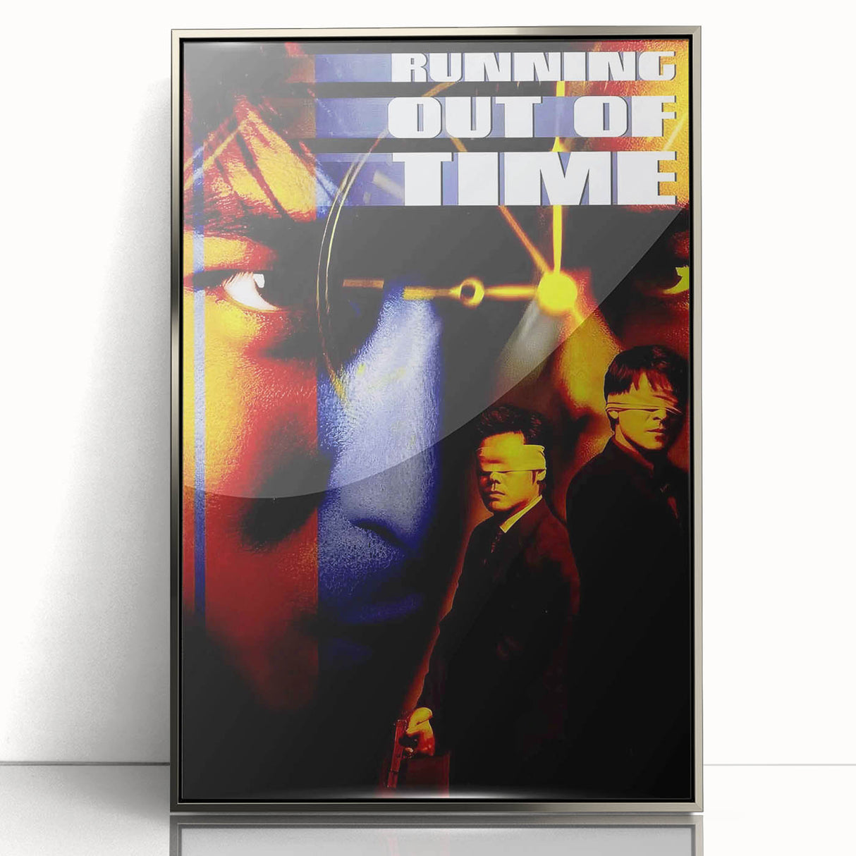 Running Out of Time 1990s Vintage Movie Poster | Classic 90s Film Art