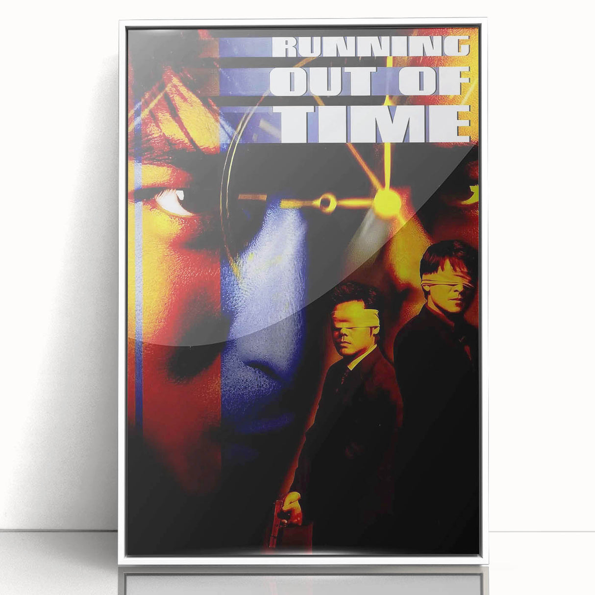 Running Out of Time 1990s Vintage Movie Poster | Classic 90s Film Art