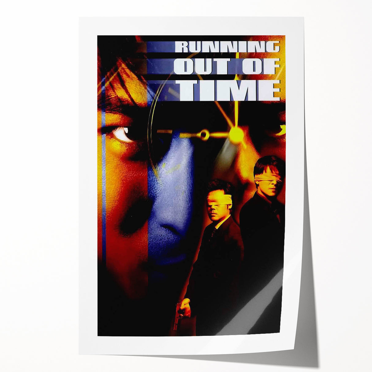 Running Out of Time 1990s Vintage Movie Poster | Classic 90s Film Art