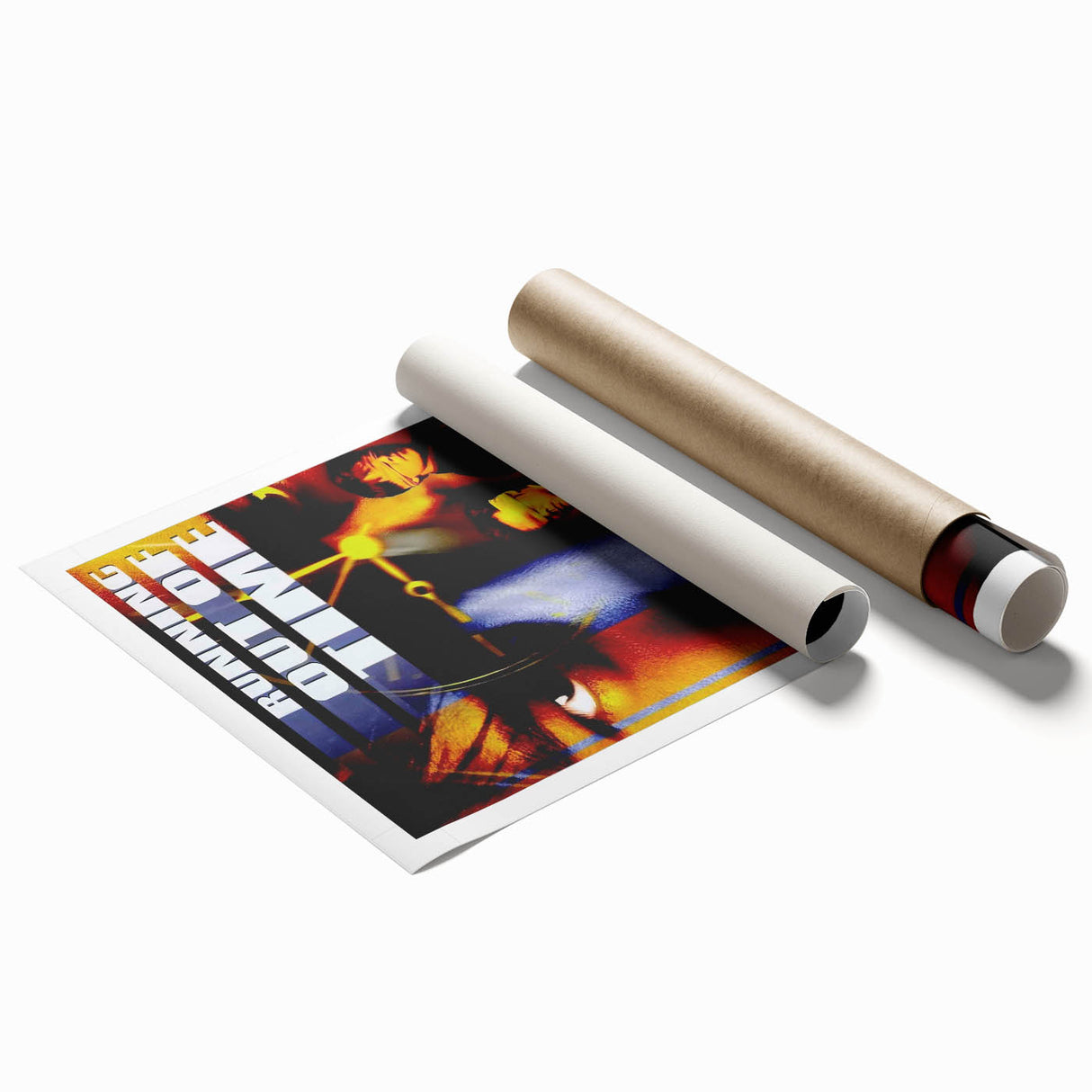 Running Out of Time 1990s Vintage Movie Poster | Classic 90s Film Art