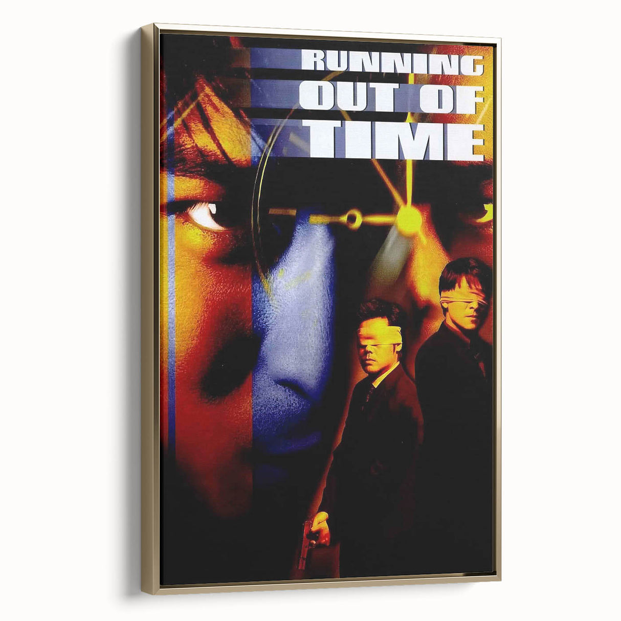 Running Out of Time 1990s Vintage Movie Poster | Classic 90s Film Art