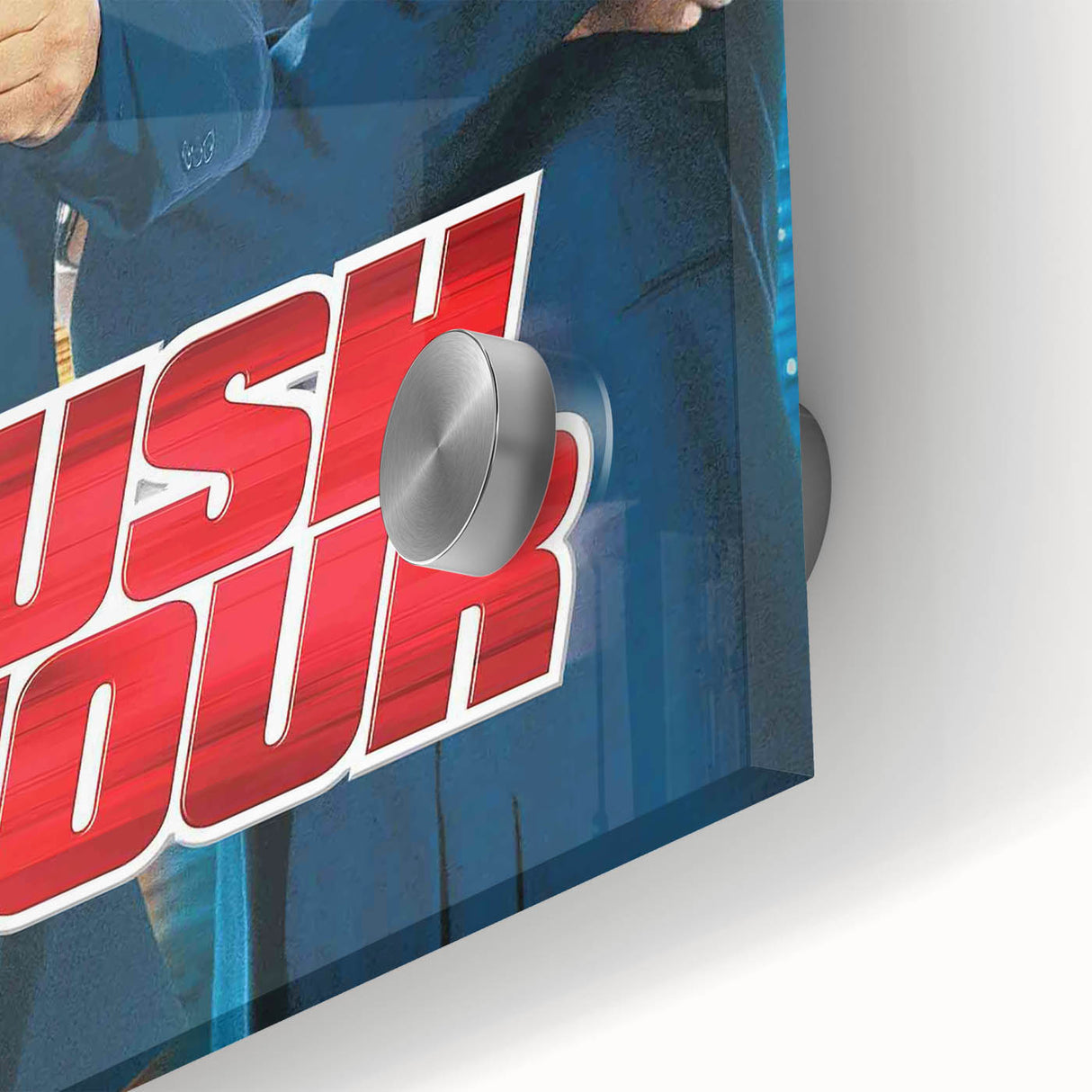 Rush Hour 1990s Vintage Movie Poster | Classic 90s Film Art