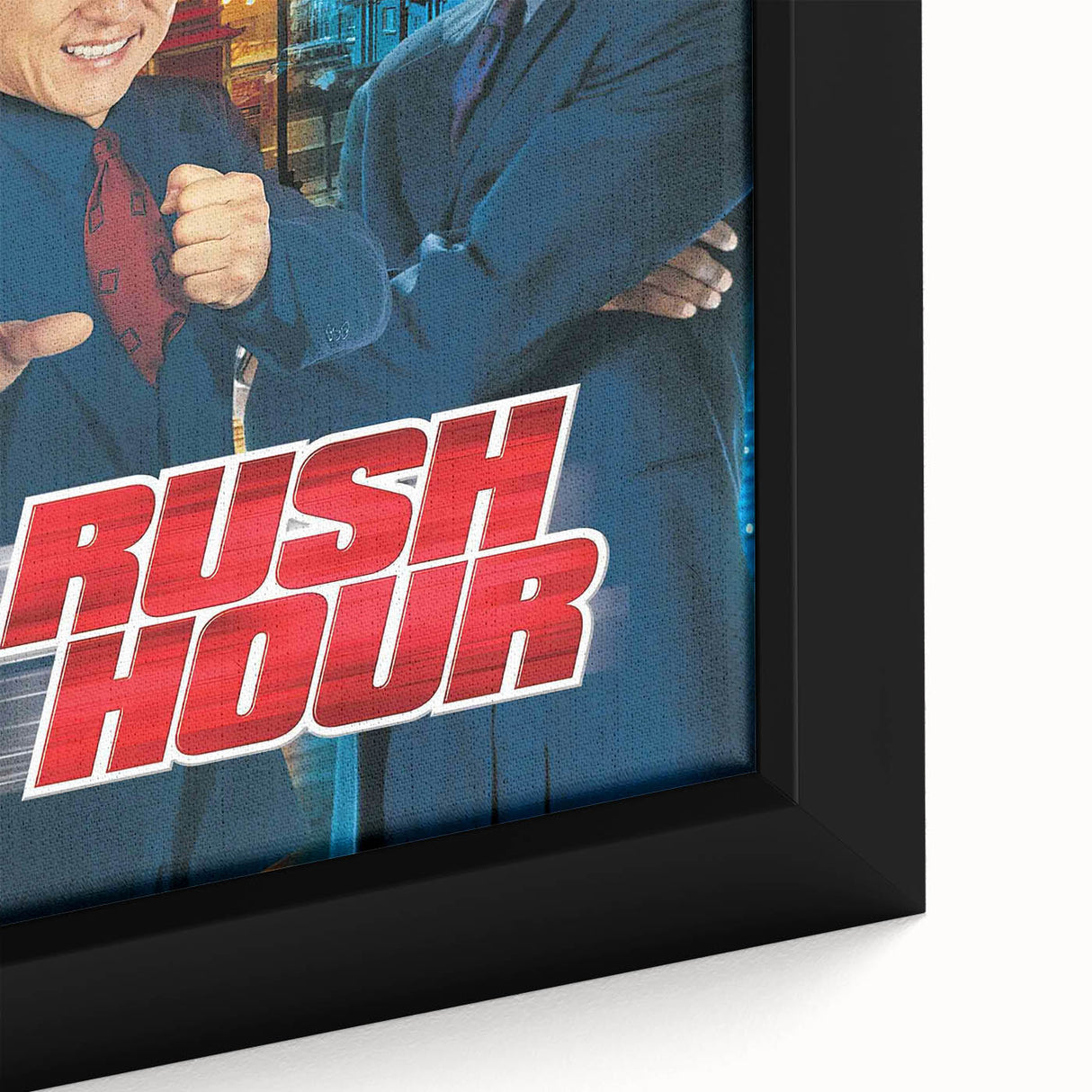 Rush Hour 1990s Vintage Movie Poster | Classic 90s Film Art