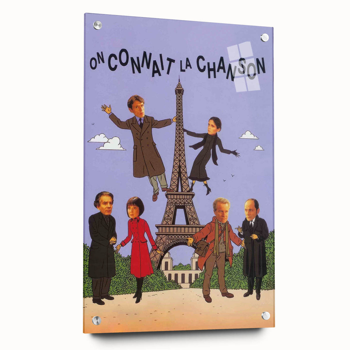 On Connaît la Chanson 1990s Vintage Movie Poster | Classic 90s Film Art