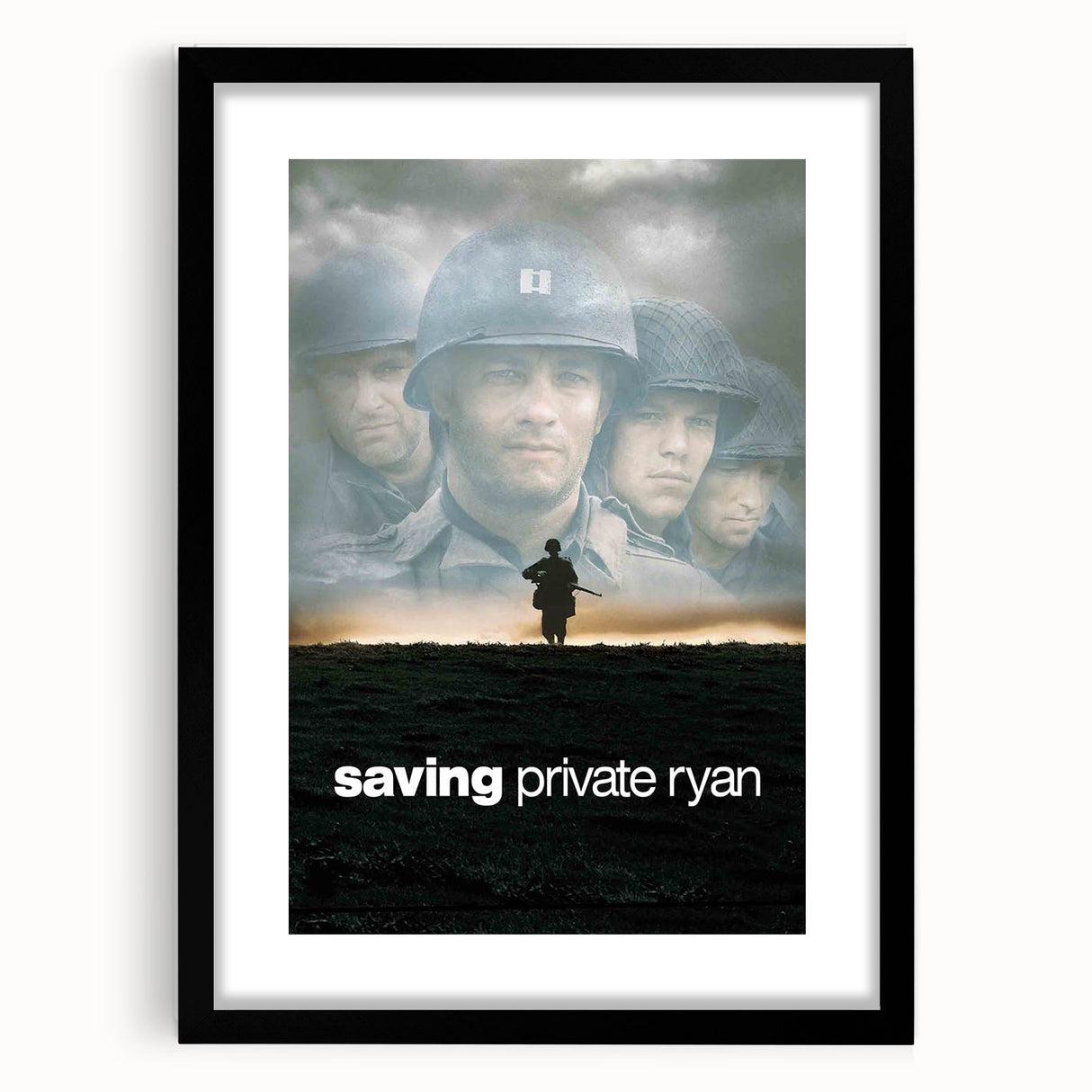 Saving Private Ryan 1990s Vintage Movie Poster | Classic 90s Film Art