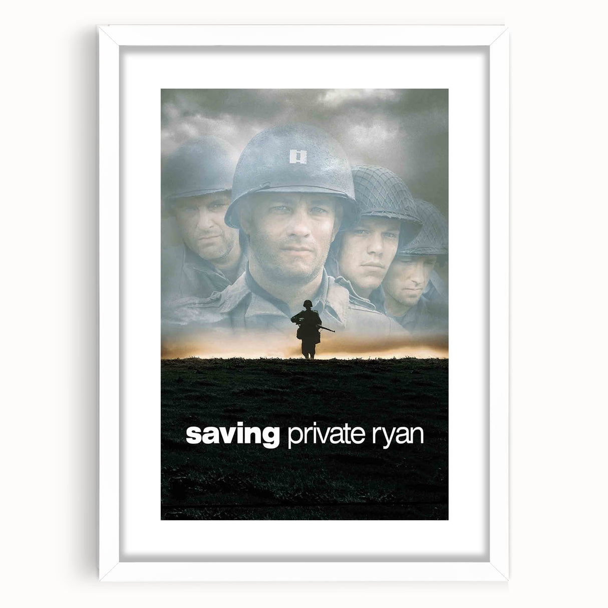 Saving Private Ryan 1990s Vintage Movie Poster | Classic 90s Film Art