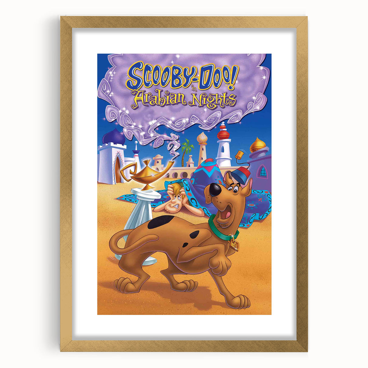 Scooby-Doo in Arabian Nights 1990s Vintage Movie Poster | Retro 90s Print