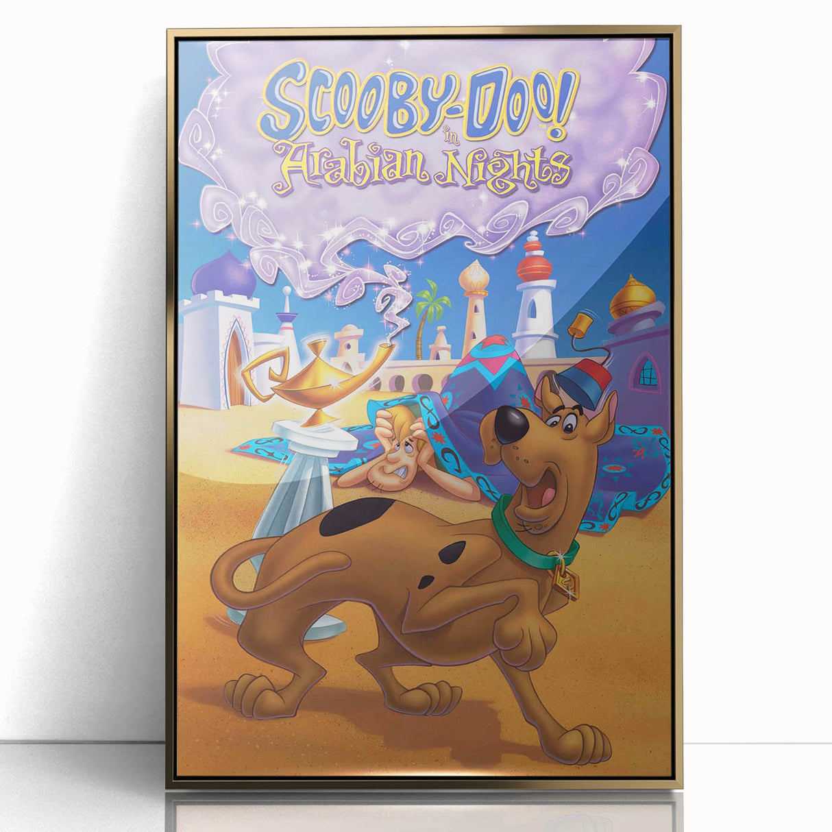Scooby-Doo in Arabian Nights 1990s Vintage Movie Poster | Retro 90s Print