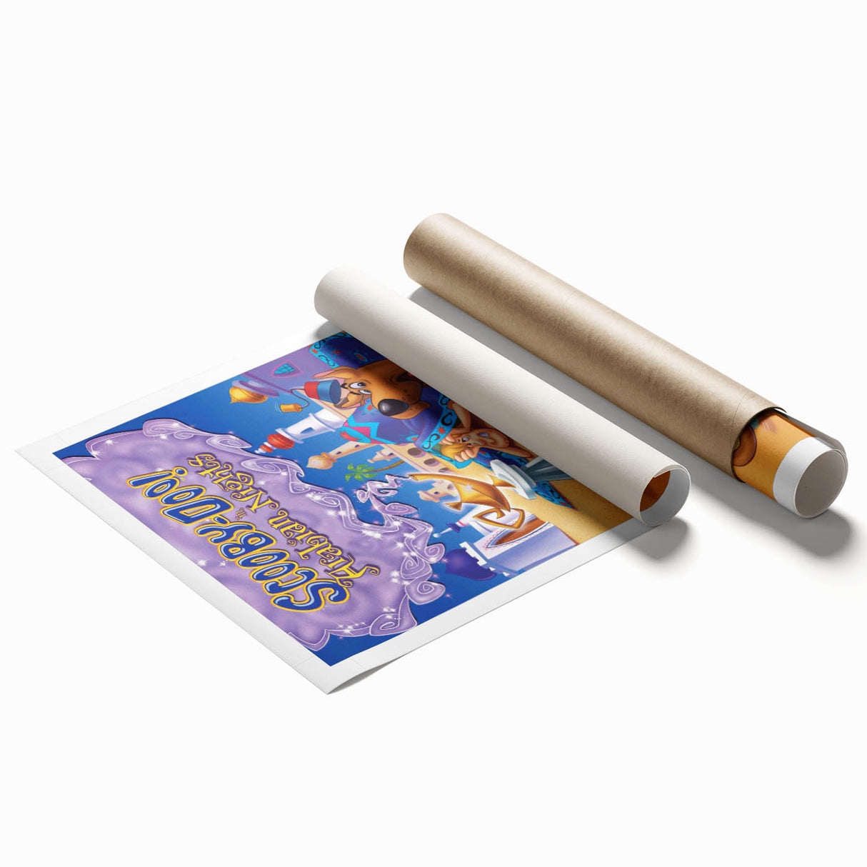 Scooby-Doo in Arabian Nights 1990s Vintage Movie Poster | Retro 90s Print