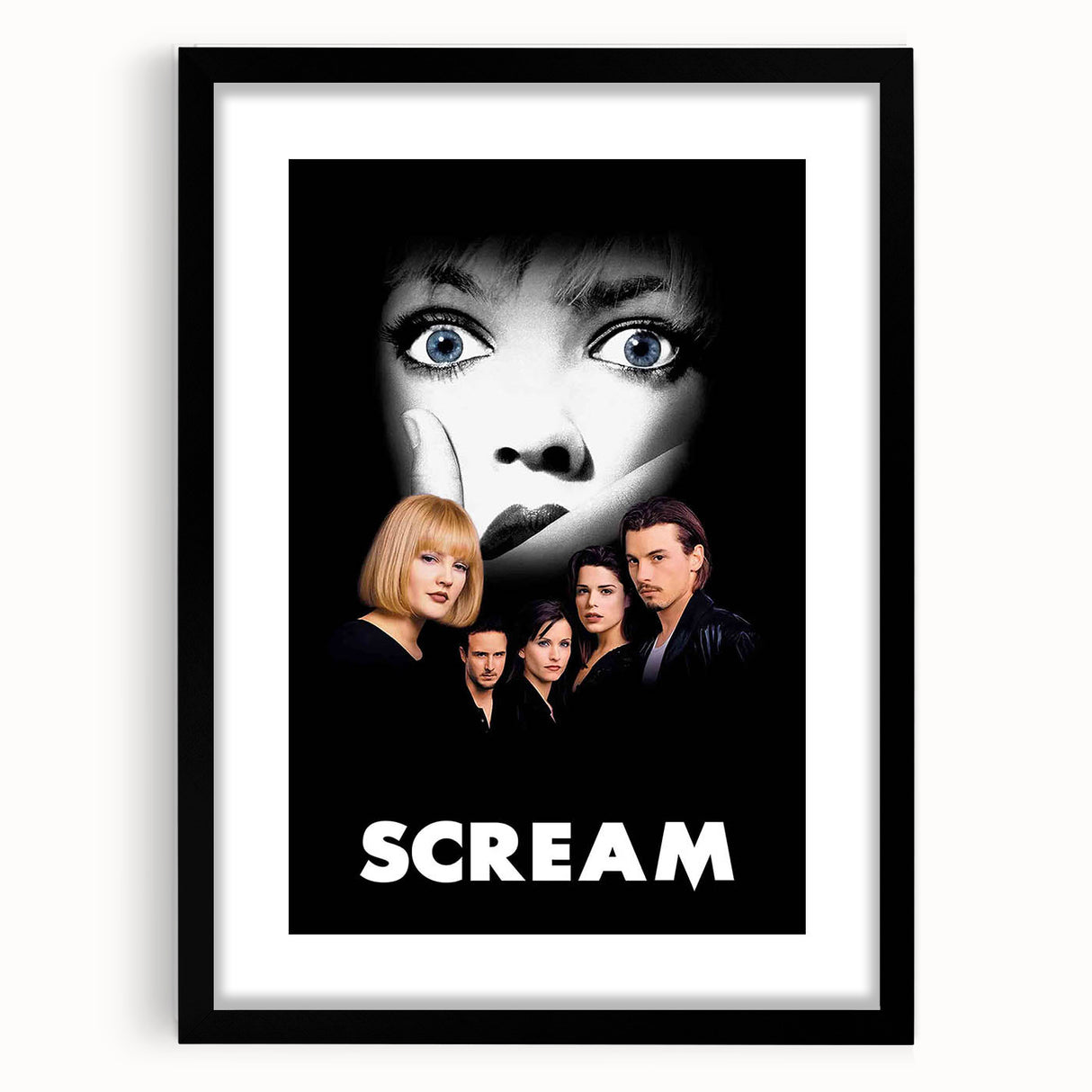 Scream 1990s Vintage Movie Poster | Classic 90s Film Art