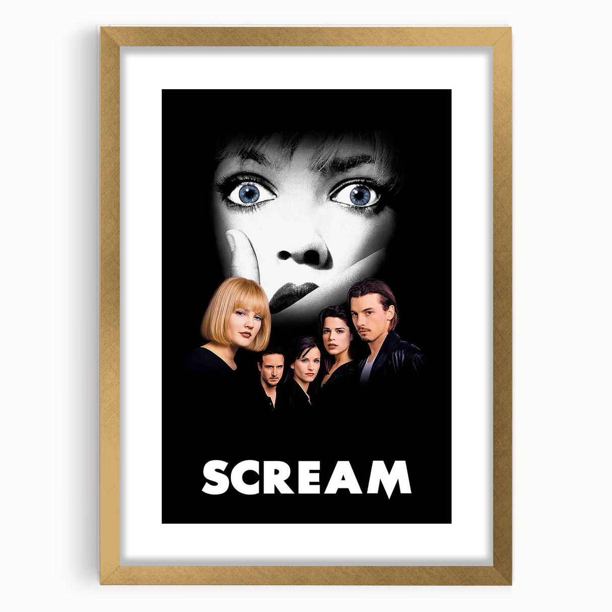 Scream 1990s Vintage Movie Poster | Classic 90s Film Art