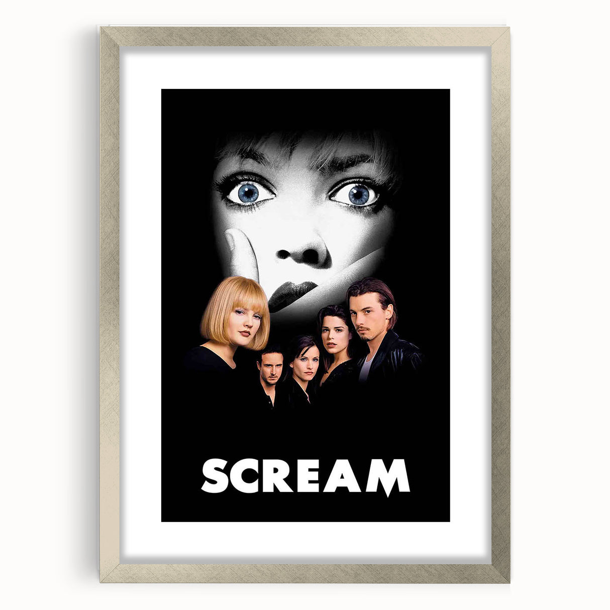 Scream 1990s Vintage Movie Poster | Classic 90s Film Art