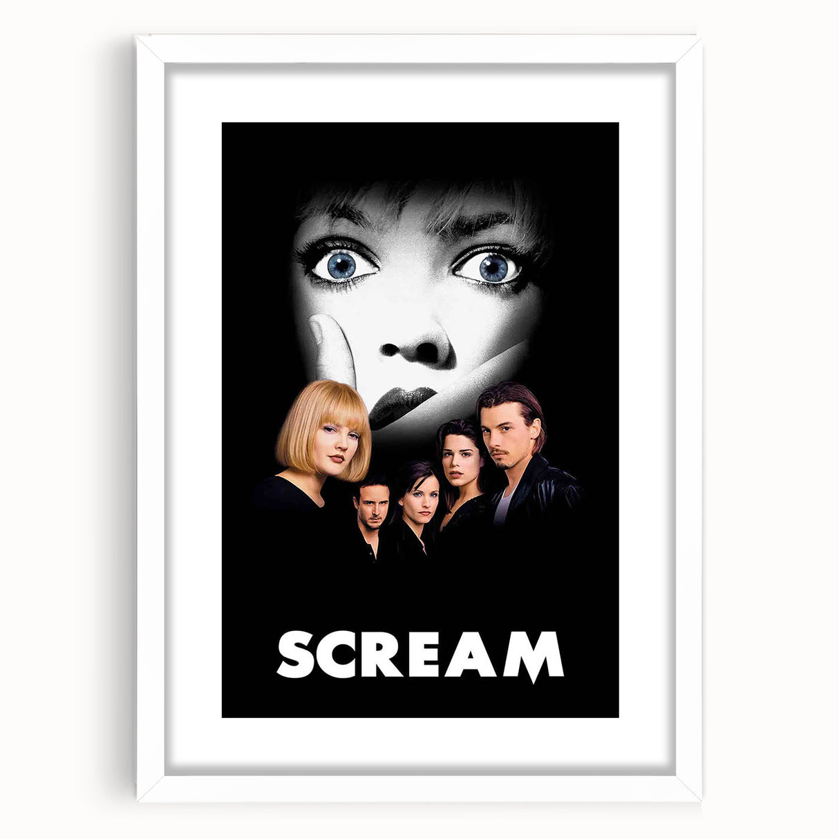 Scream 1990s Vintage Movie Poster | Classic 90s Film Art