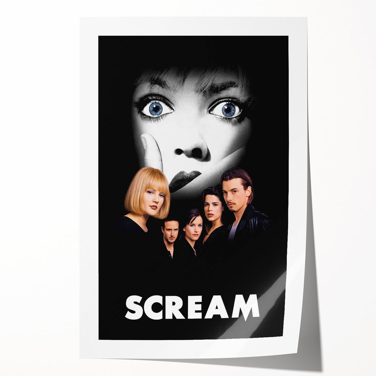 Scream 1990s Vintage Movie Poster | Classic 90s Film Art