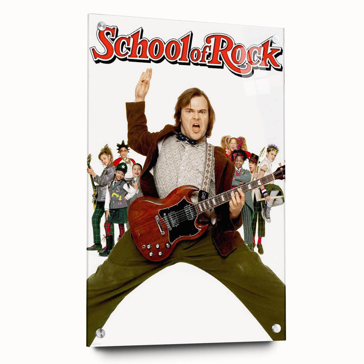 Retro 2000s Cinema Posters - School of Rock Vintage Movie Art
