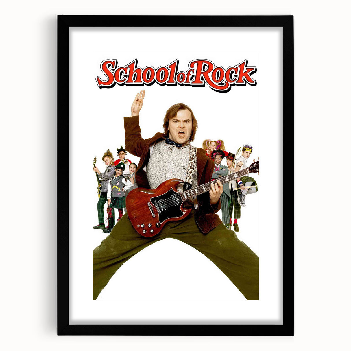 Retro 2000s Cinema Posters - School of Rock Vintage Movie Art