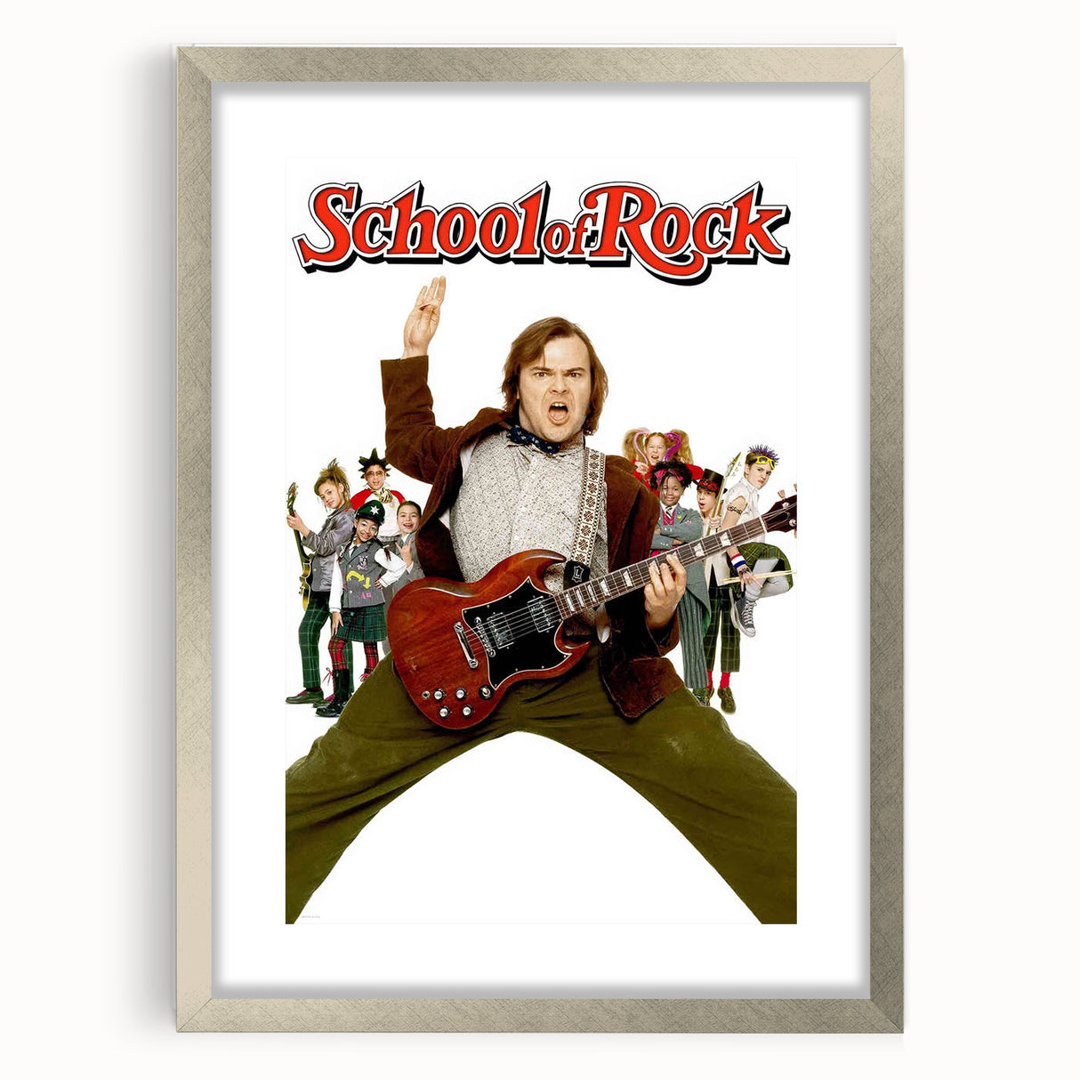 Retro 2000s Cinema Posters - School of Rock Vintage Movie Art