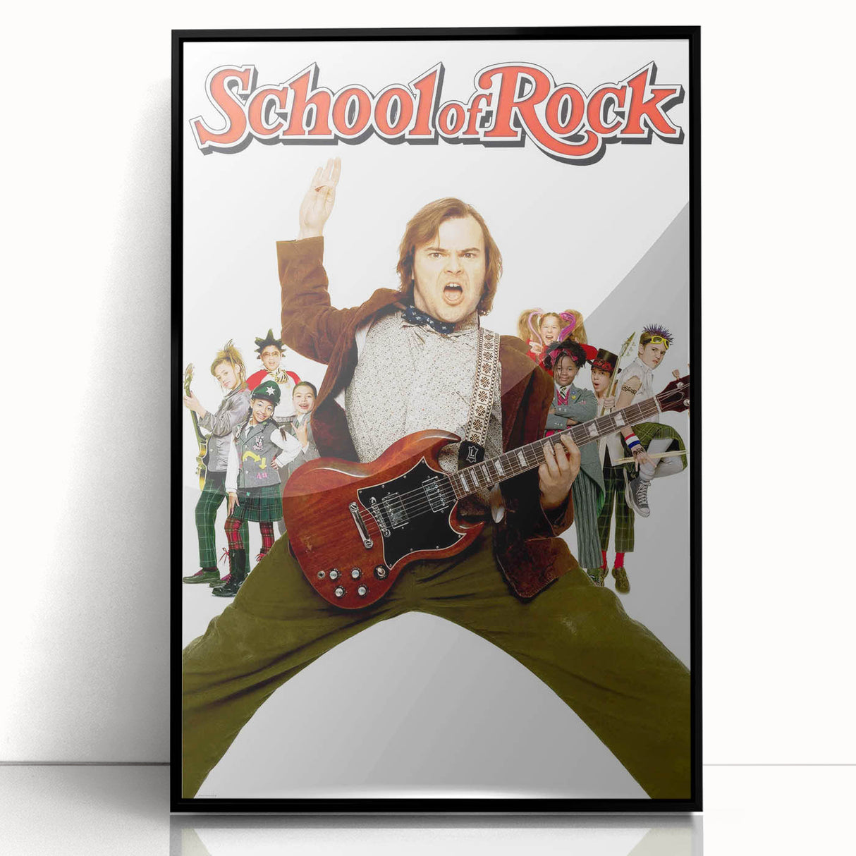 Retro 2000s Cinema Posters - School of Rock Vintage Movie Art