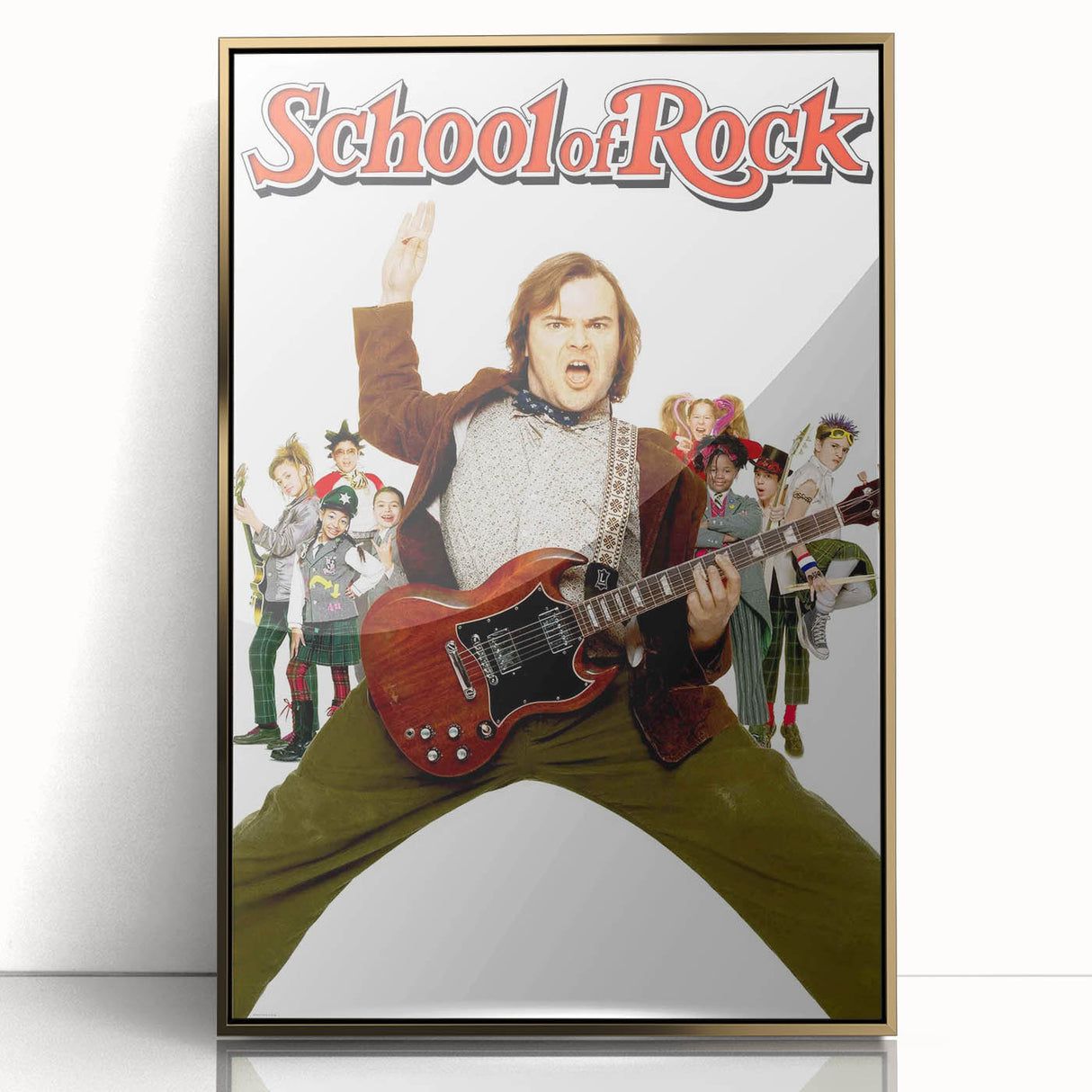 Retro 2000s Cinema Posters - School of Rock Vintage Movie Art