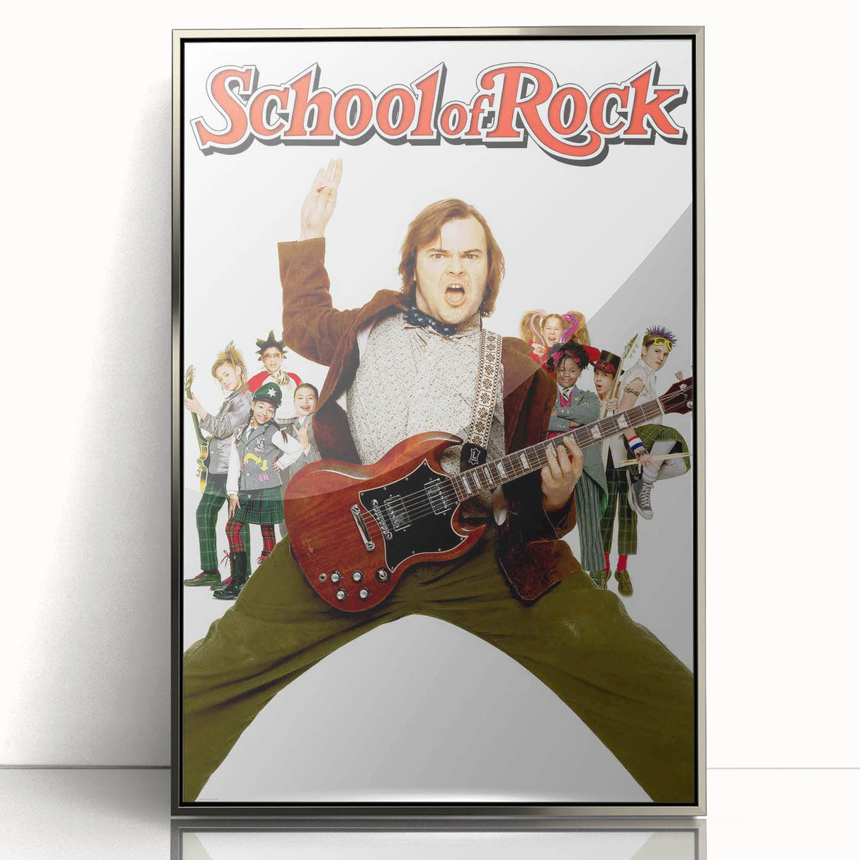Retro 2000s Cinema Posters - School of Rock Vintage Movie Art
